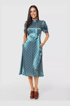 Closet Geometric A-Line Dress