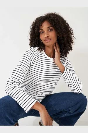 J.Crew Pique Cotton Blend Stripe Jumper
