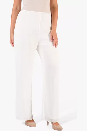 Chesca Jersey Lined Chiffon Trousers