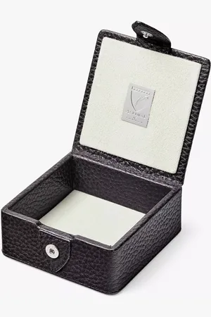 ASPINAL OF LONDON Small Stud Pebble Leather Box