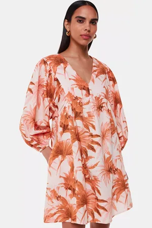 Whistles Gia Honolulu Print Mini Dress