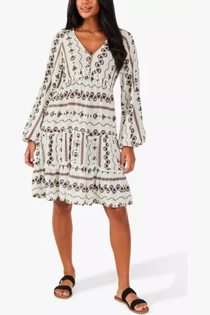 Accessorize Fan Tiered Dress