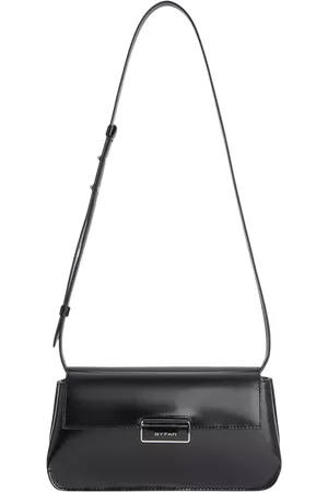 By Far Tilda Semi Patent Leather Crossbody Bag