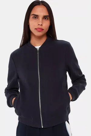 Whistles Jersey Bomber Jacket