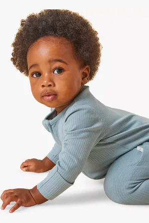 Mori Baby Clever Zip Ribbed Sleepsuit
