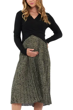 Ripe Cleo Pleated Maternity Skirt
