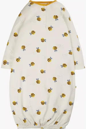 Frugi Baby Sleepy Bee Gown