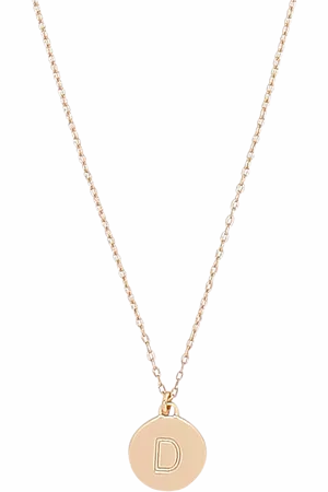 Kate Spade Initial Mini Pendant, Gold