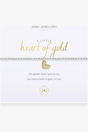 Joma Jewellery A Little Heart of Gold Beaded Bracelet