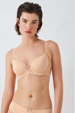 John Lewis Daisy Memory Foam Lace Balcony Bra