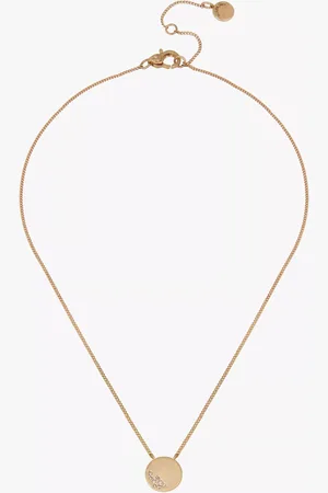 AllSaints Coin Pendant Chain Necklace