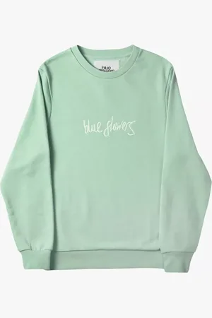 blue flowers Pencraft Sweatshirt