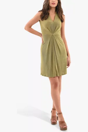Closet Centre Pleat A-Line Mini Dress