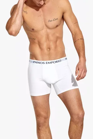 Panos Emporio Eco Bamboo and Organic Cotton Blend Trunks, Pack of 3