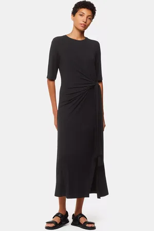Whistles Twist Front Jersey Dress