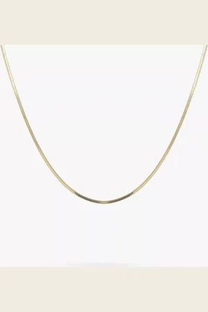 LARNAUTI Herringbone Chain Necklace
