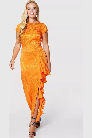 Closet Pencil Maxi Satin Dress