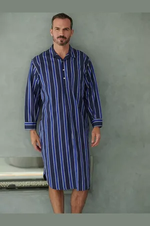 British Boxers Regimental Satin Stripe Nightshirt