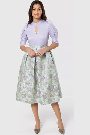 Closet Floral 2 in 1 Midi Dress