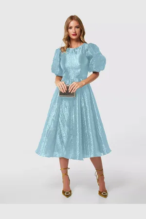 Closet A-Line Panelled Midi Dress