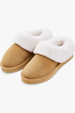 CELTIC & CO. Sheepskin Cribba Clog Slippers