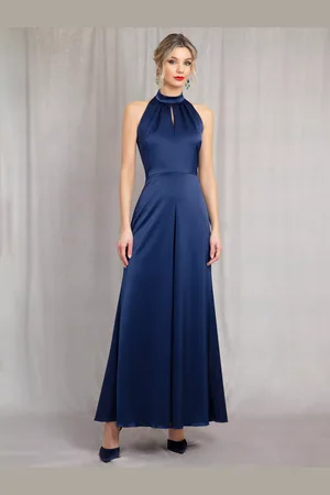 Alie Street Gia Halterneck Satin Dress