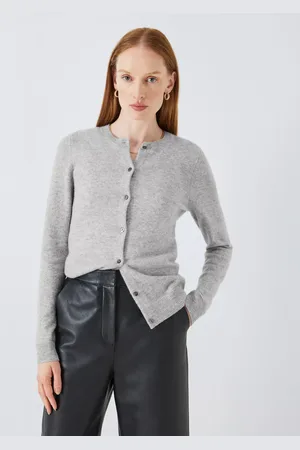 John Lewis Cashmere Crew Neck Cardigan
