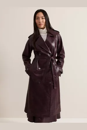 Phase Eight Carla Croc Trench Coat
