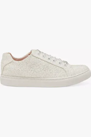Rainbow Club Athena Glitter Trainers, Ivory Snow