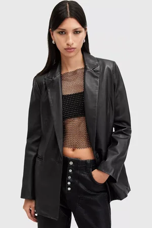 AllSaints Deri Leather Blazer