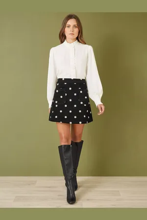 Yumi Daisy Corduroy Mini Skirt