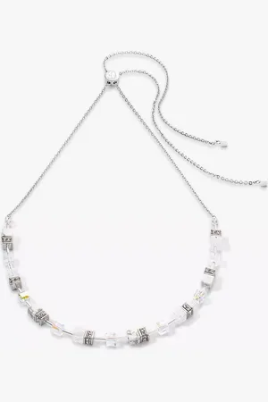 COEUR DE LION Multi Stone and Swarovski Crystal Toggle Necklace