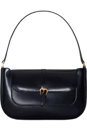 By Far Miranda Semi Patent Leather Shoulder Bag