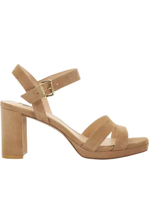 Dune Manifesting Suede Block Heeled Sandals