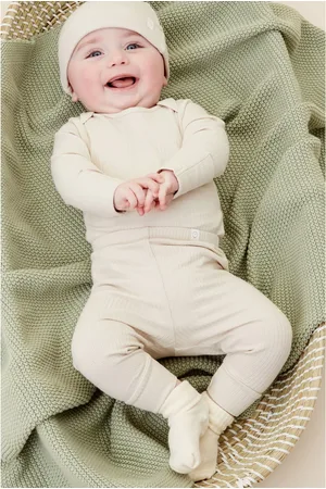 Mori Baby Ribbed Leggings