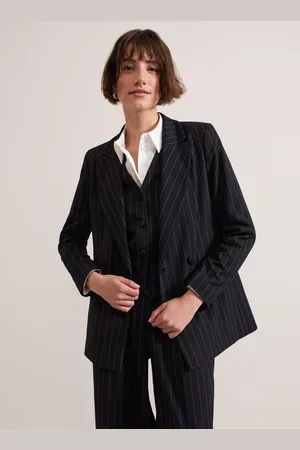 Phase Eight Pia Pinstripe Double Breasted Blazer