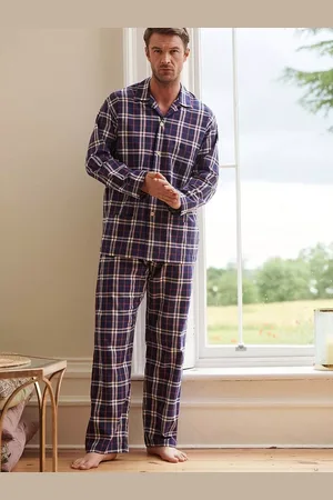 British Boxers Check Crisp Cotton Pyjamas