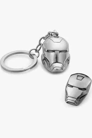 Royal Selangor Iron Man Keyring and Lapel Pin Set