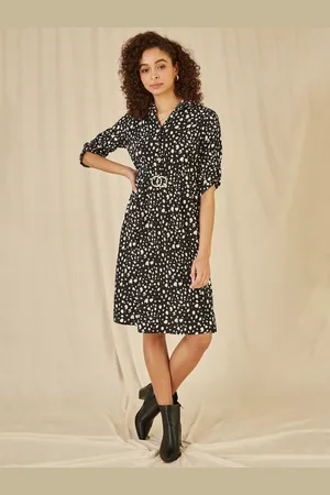 Yumi Mela London Dash Print Skater Dress