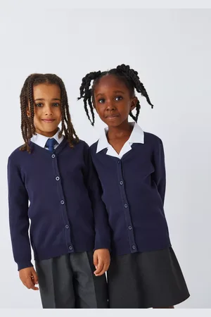John Lewis Unisex Cotton V-Neck School Cardigan