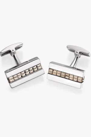 Hoxton Marcasite Set Rectangle Cufflinks