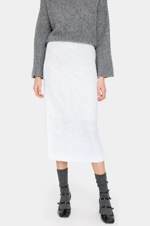 Saint Tropez Gertrude Sequin Midi Skirt