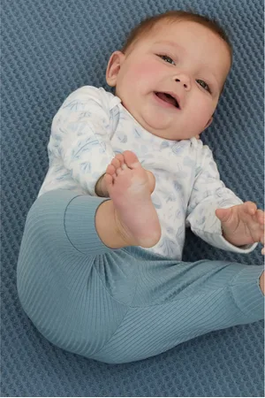 Mori Baby Ribbed Leggings