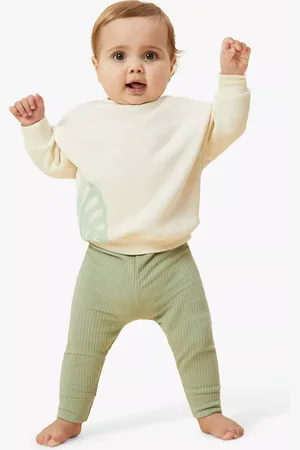 Mori Baby Ribbed Leggings
