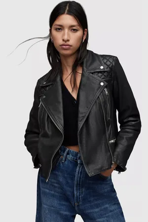 AllSaints Cargo Leather Biker Jacket