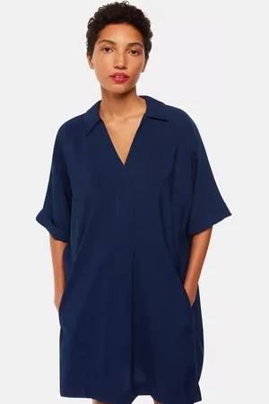 Whistles Melanie Oversized Mini Dress
