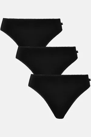 British Boxers Cotton High Leg Knickers, Pack of 3