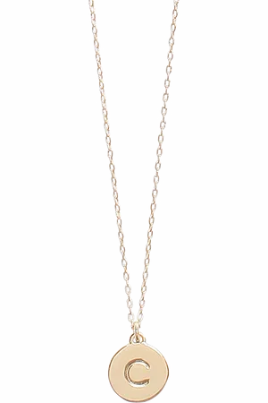 Kate Spade Initial Mini Pendant, Gold