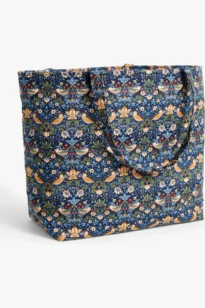 John Lewis William Morris Strawberry Thief Drawstring Craft Bag