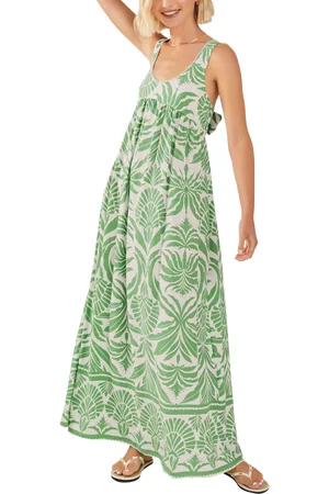 Accessorize Ornamental Tie Maxi Beach Dress
